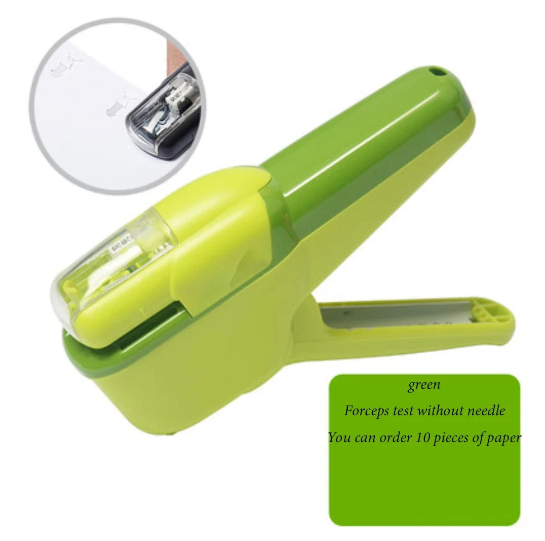 school supplies Stationery posters office supplies Non staple stapler embossing for students, labor-saving and portable useful