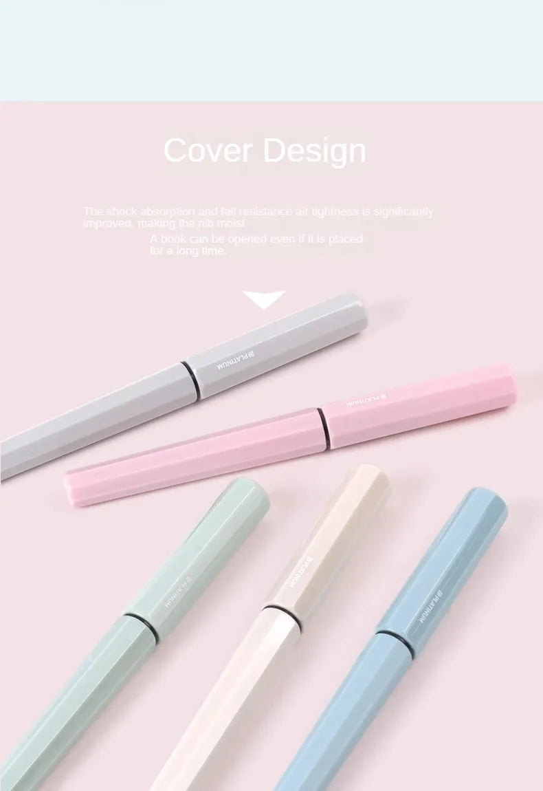 1PC PLATINUM Little Meteor Fountain Pen PQ200 Student Practice Calligraphy Beginner's Can Replace Ink or Ink Cartridge