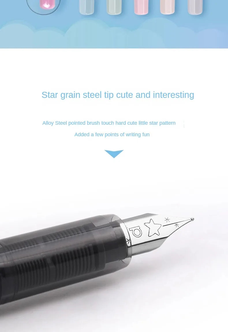 1PC PLATINUM Little Meteor Fountain Pen PQ200 Student Practice Calligraphy Beginner's Can Replace Ink or Ink Cartridge