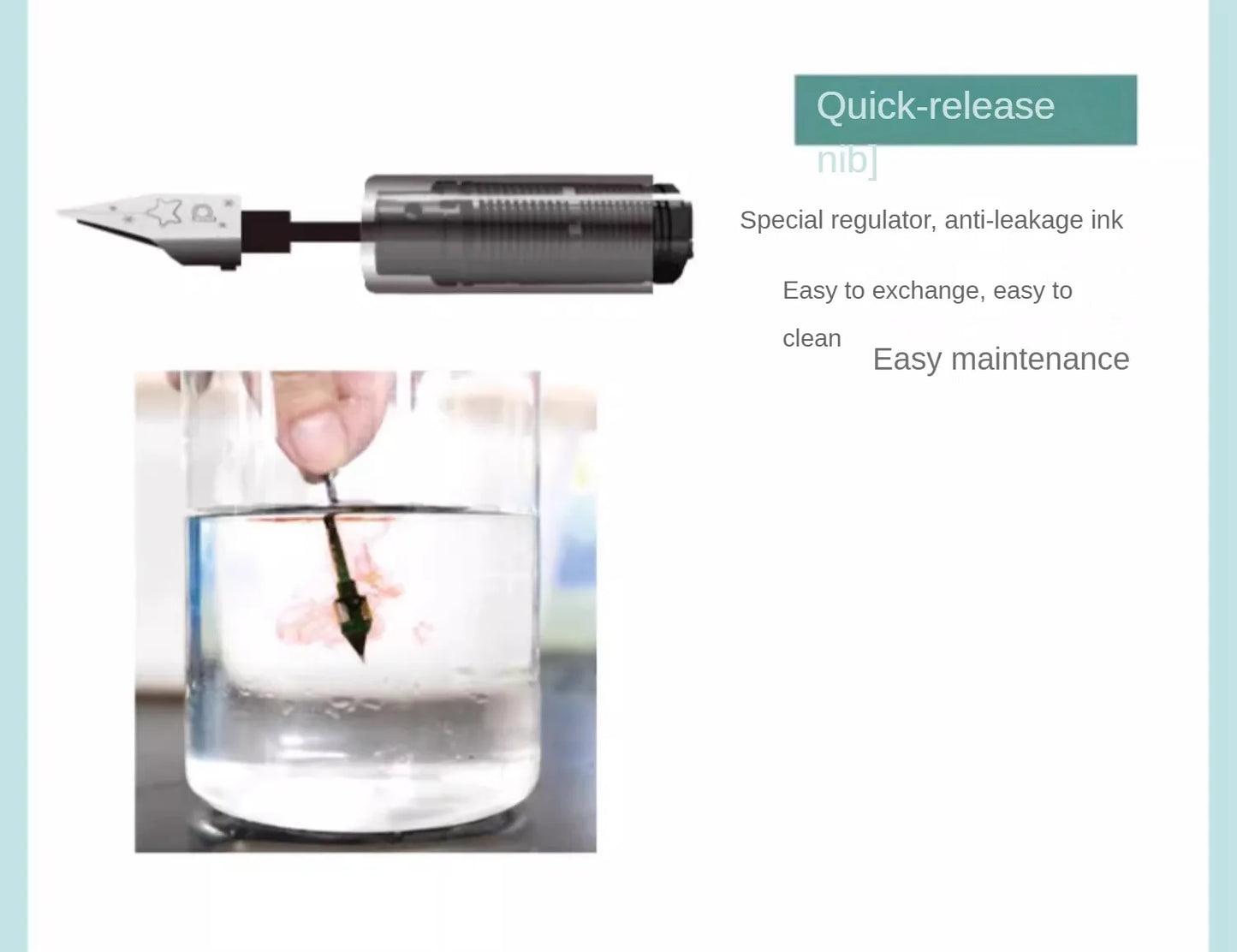 1PC PLATINUM Little Meteor Fountain Pen PQ200 Student Practice Calligraphy Beginner's Can Replace Ink or Ink Cartridge