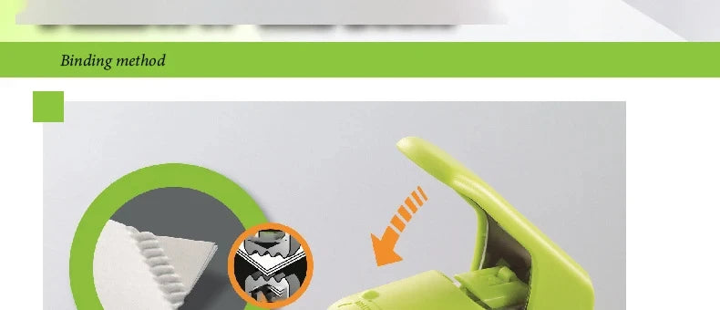 school supplies Stationery posters office supplies Non staple stapler embossing for students, labor-saving and portable useful