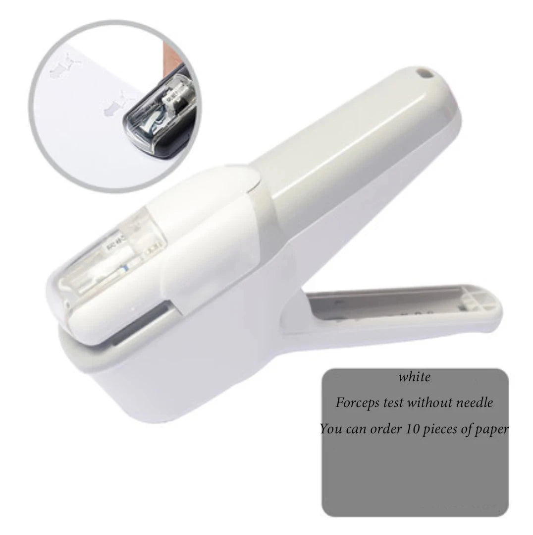 school supplies Stationery posters office supplies Non staple stapler embossing for students, labor-saving and portable useful