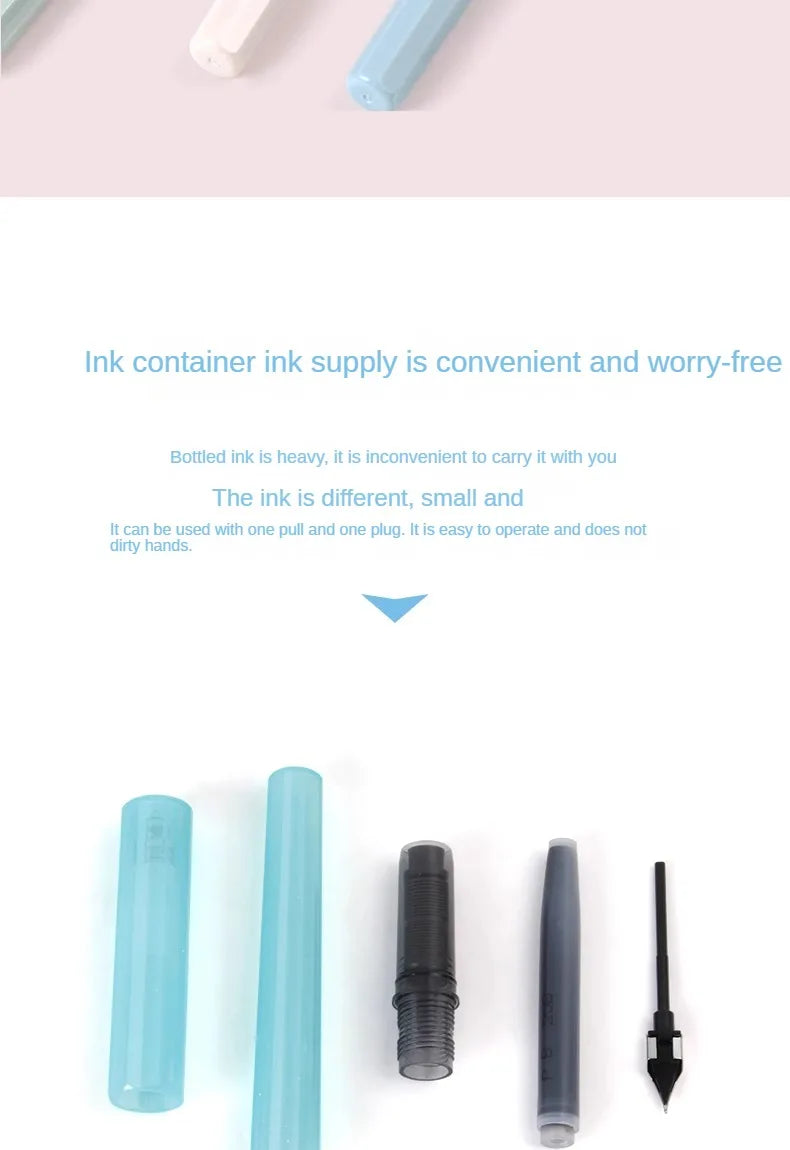 1PC PLATINUM Little Meteor Fountain Pen PQ200 Student Practice Calligraphy Beginner's Can Replace Ink or Ink Cartridge