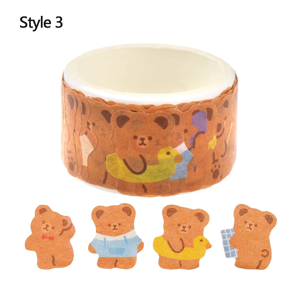 School Supplies DIY Stationery Washi Tape Sticky Paper Scrapbooking Sticker Diary Label