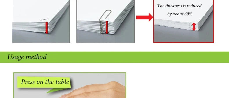 school supplies Stationery posters office supplies Non staple stapler embossing for students, labor-saving and portable useful
