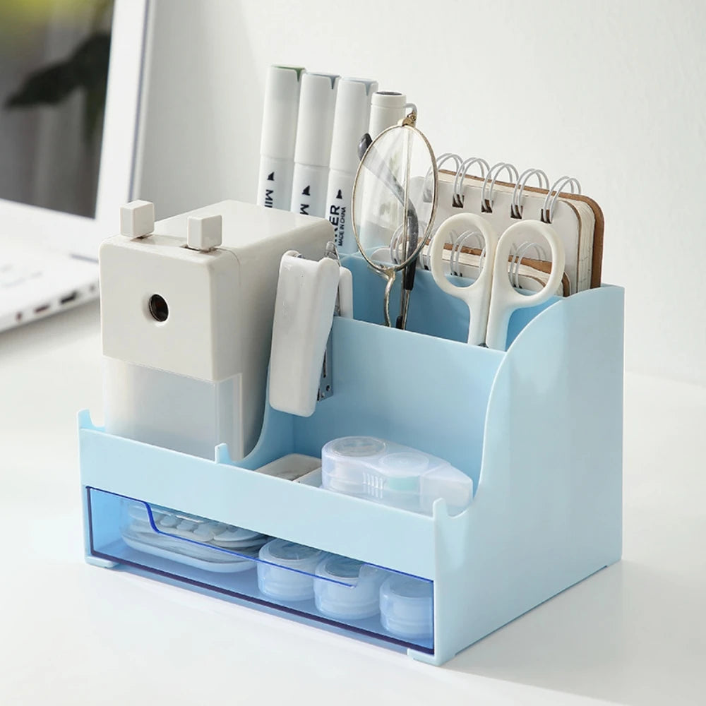 Desktop Ttorage Box With Drawers, Student Desk, School Supplies, Stationery Storage, Drawer Office Gifts, Dresser Storage Box