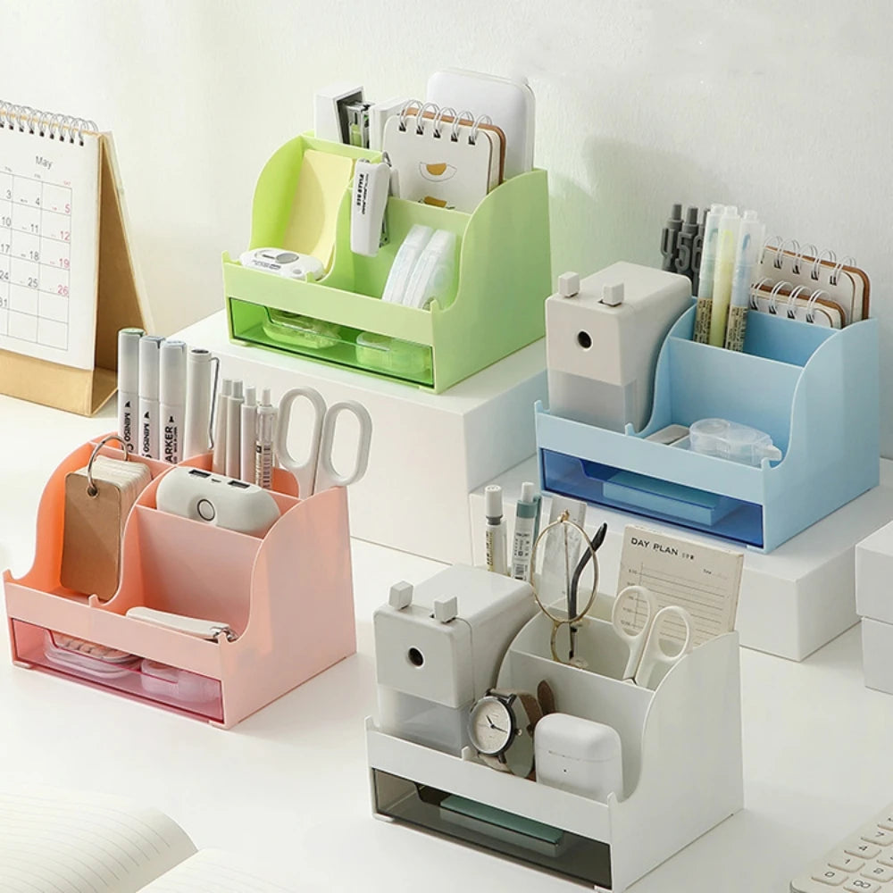 Desktop Ttorage Box With Drawers, Student Desk, School Supplies, Stationery Storage, Drawer Office Gifts, Dresser Storage Box