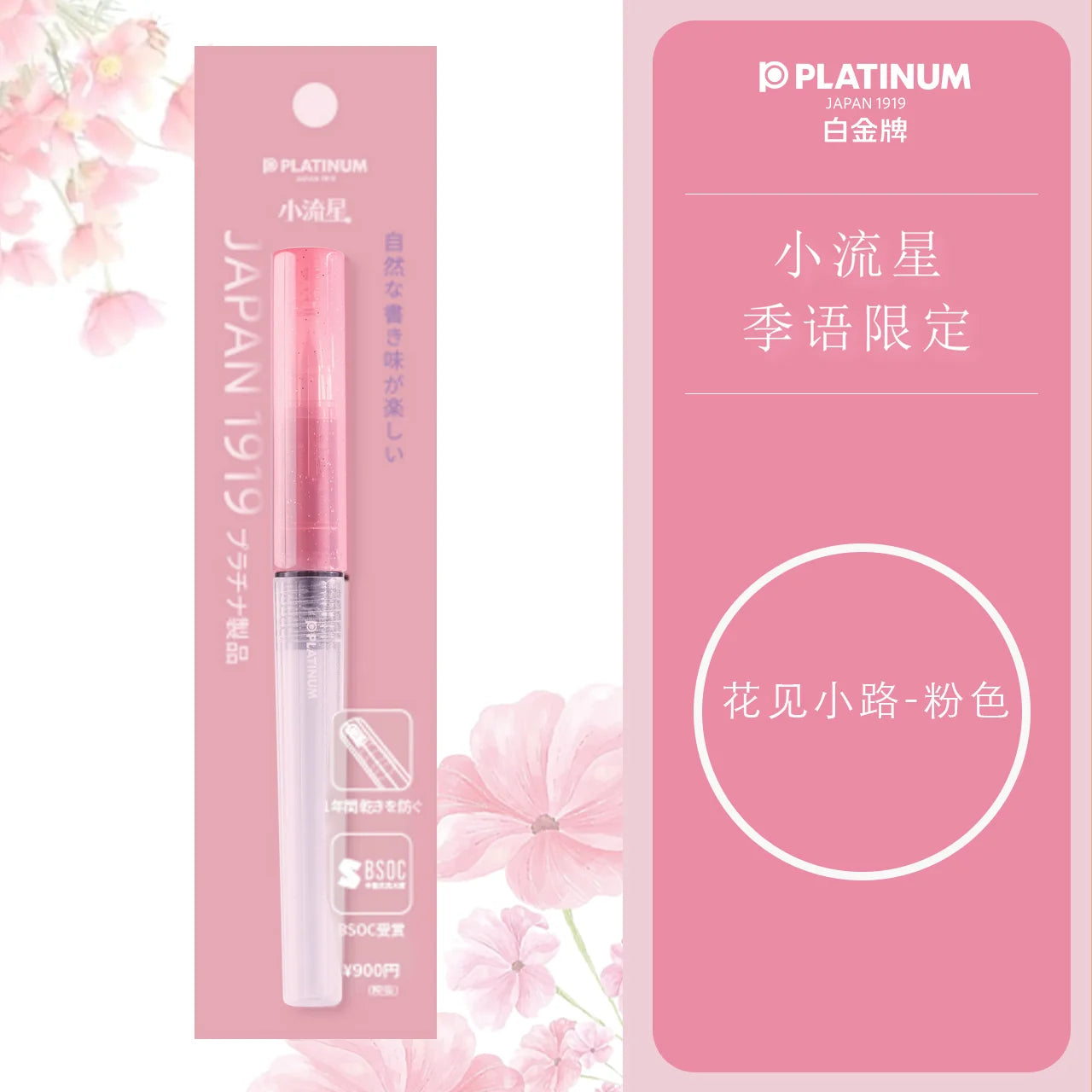 1PC PLATINUM Little Meteor Fountain Pen PQ200 Student Practice Calligraphy Beginner's Can Replace Ink or Ink Cartridge