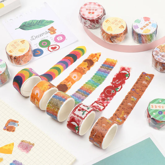 School Supplies DIY Stationery Washi Tape Sticky Paper Scrapbooking Sticker Diary Label