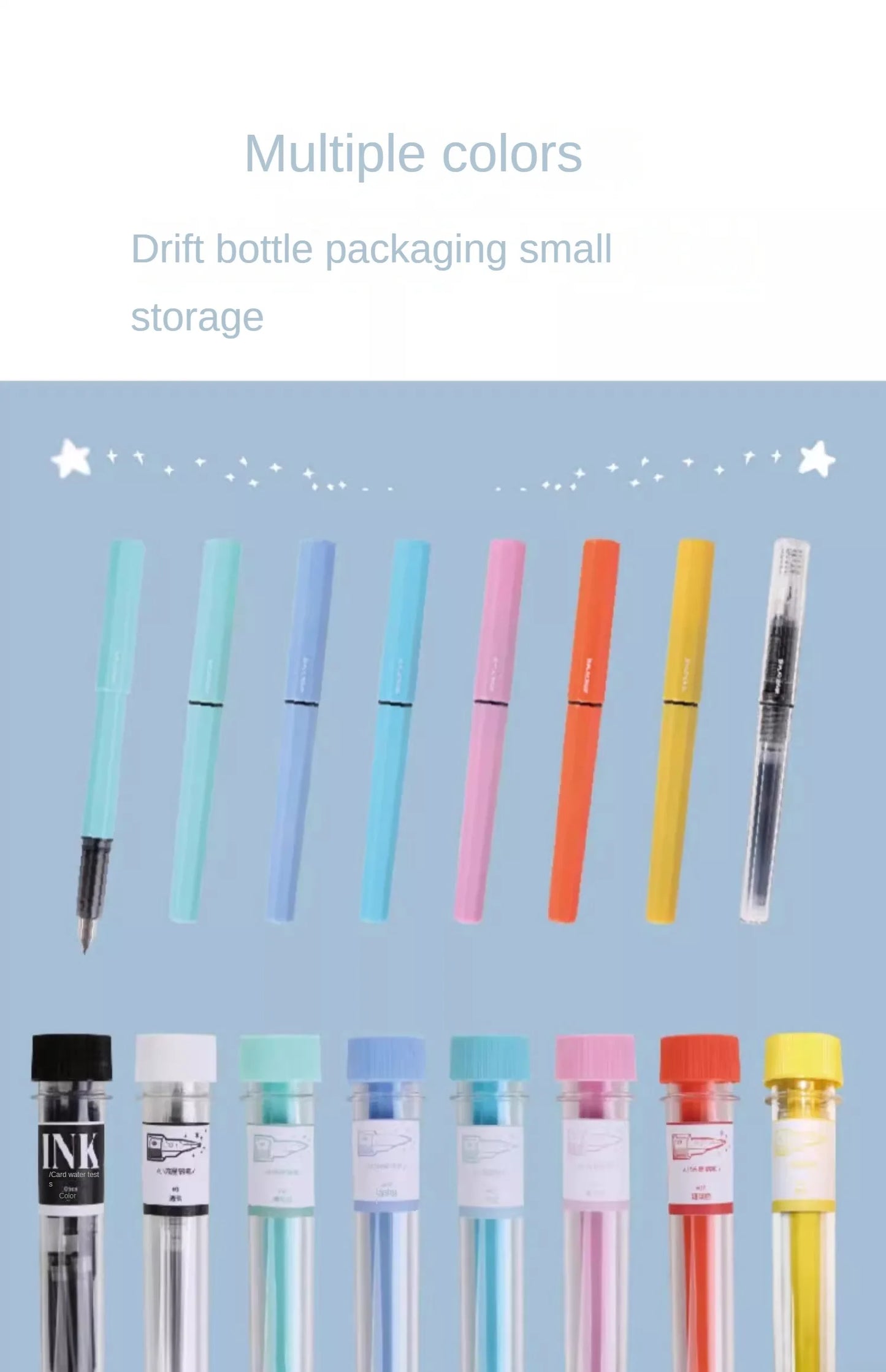 1PC PLATINUM Little Meteor Fountain Pen PQ200 Student Practice Calligraphy Beginner's Can Replace Ink or Ink Cartridge