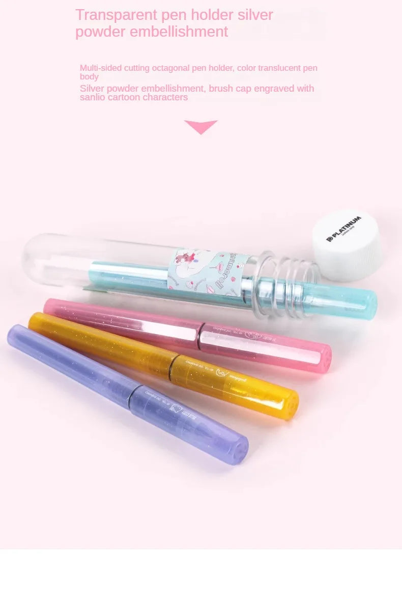 1PC PLATINUM Little Meteor Fountain Pen PQ200 Student Practice Calligraphy Beginner's Can Replace Ink or Ink Cartridge